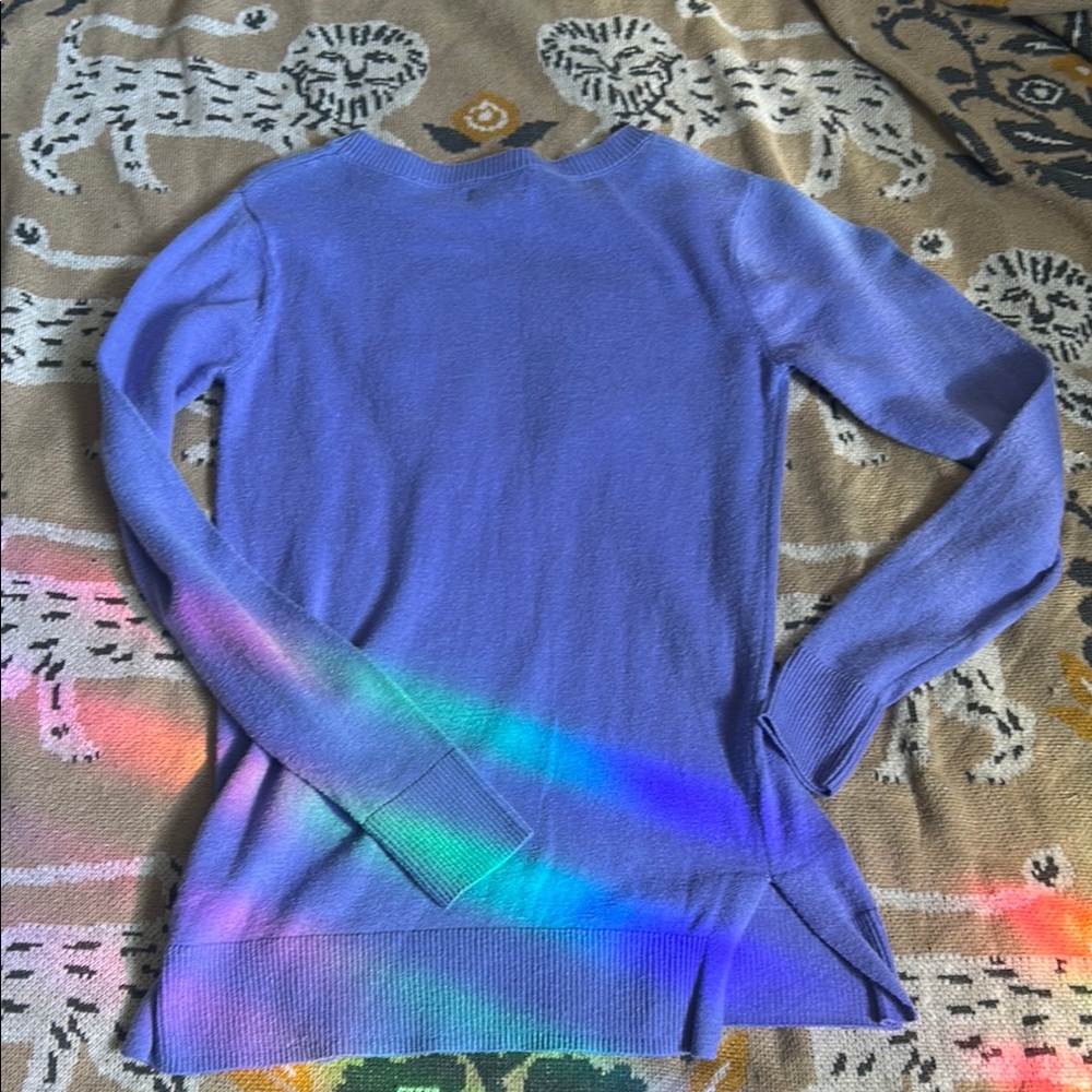 🐼Cat & Jack Purple Panda Kids Sweater size 7/8 🐼 - Picture 5 of 6